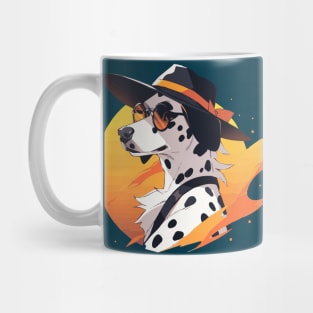 A fancy dalmatian ready for the summer Mug